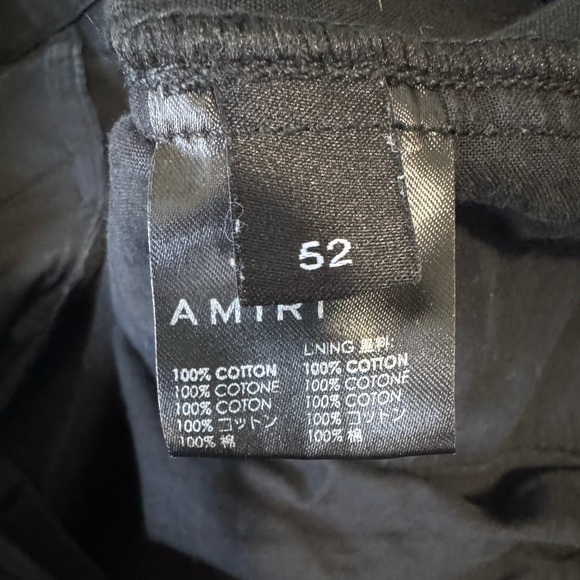 Amiri Men’s Wide Tailored Trousers Sz 52 - Picture 13 of 16
